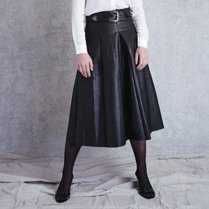 ASOS FAUX LEATHER SKIRT